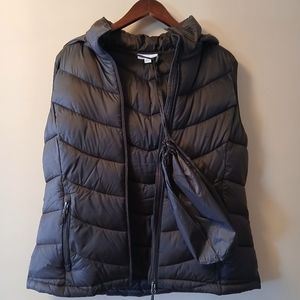 NEW Womens Packable Hooded Puffer Vest
